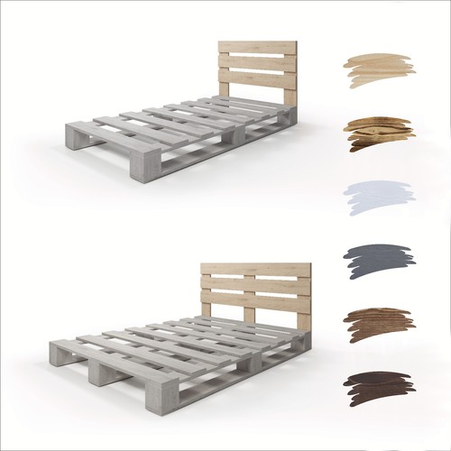 Lermowood bettkopfteil - lermowood, "z1"