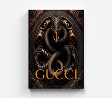 Leinwand Bild Gucci Farbig