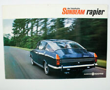 Sunbeam New Rapier Prospekt Broschüre Katalog Youngtimer 60er