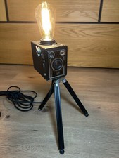umgebaute Kamera Lampe Unikat Antik Upcycling Design Agfa Rollfilmkamera