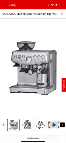 Sage ses875bss2eeu1a barista - ses875bss2eeu1a,