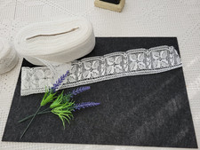 25 METER Spitze Borte  - WEIß