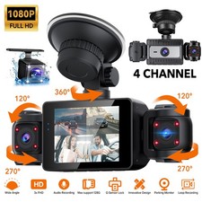 4 Kanal 1080P Car Auto KFZ DVR