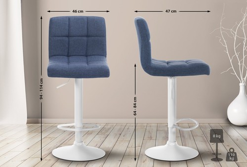 Barhocker calma stoff - barhocker,