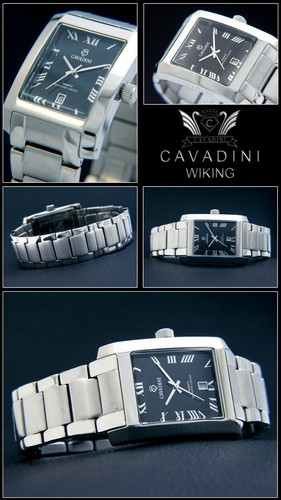 Edle herrenuhr cavadini massiv - edle,