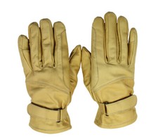 Leder Western Biker Reit Handschuhe Natur mit leichten Produktionsfehlern.Gr. XL