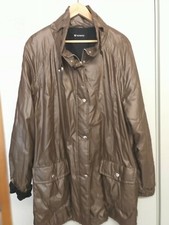Damen Jacke Mantel Übergang Parka Winter Long 50 XL Beige gold Braun Neu Top