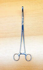 FOERSTER-BALLENGER Korn-Tupferzange-Schwamm Gewebezange gebogen Chirurg. Instr.