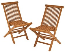 Klappstuhl Ela 2er Set Teak