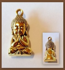 Messing figur mini buddha - messing,