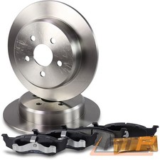 BREMSSCHEIBEN VOLL Ø270 + BREMSBELÄGE HINTEN FÜR CHRYSLER PT CRUISER + CABRIOLET