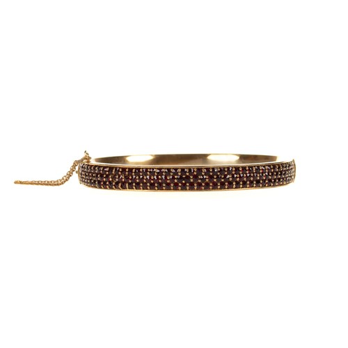 Granat armreif silber - in, 900