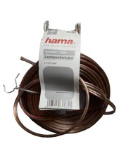 Hama Lautsprecher Audiokabel Braun 10m 2x 0,75 mm² Speaker Cable