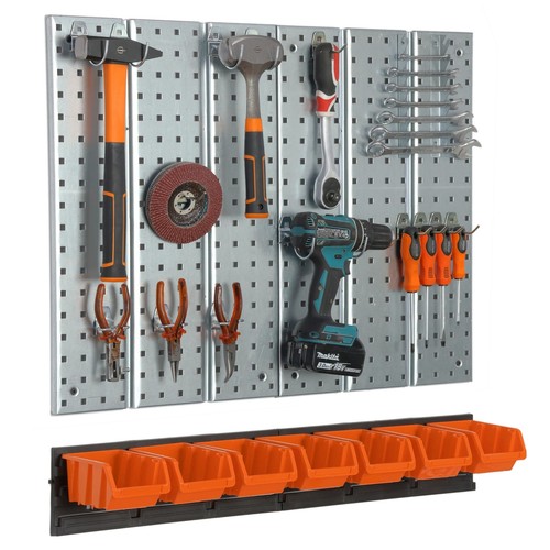 Werkzeugwand 78x72cm metall - werkzeugwand,