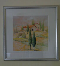 Litografie Kunstdruck Toskana