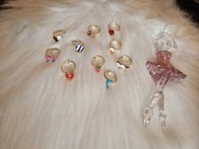 ? 10x Kinder-Ringe Ring-set Mädchen Schmuck Geschenk Geburtstag...