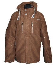 S) HERREN JACKE WINTERJACKE PARKA  CORD G.I.G.A BY KILLTEC COGNAC AKARU Gr. M