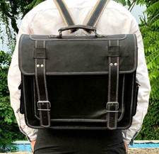 Herren vollleder schwarz - ",