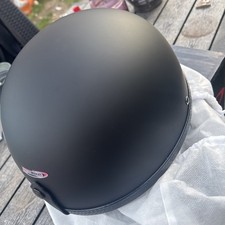 Redbike Halbschalen Helm Gr. XL RB500 Oldtimer Classic Retro schwarz matt