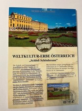 Silber Medaille Schloß Schönbrunn  0,999er Silber in Numis Card