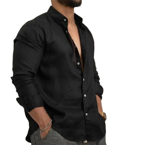 Herren langarm hemd freizeit - herren,