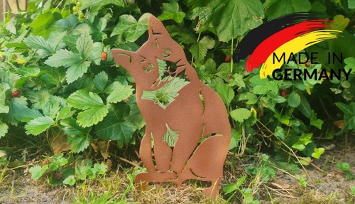 Gartenstecker katze 26cm - gartenstecker, "katze"
