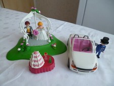Playmobil Hochzeitspavillon 6871 mit Brautpaar, Auto,Tisch mit Torte