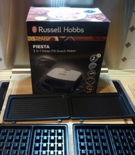 Russell Hobbs Multifunktionsgerät 3 in1 Sandwichmaker, Waffeleisen, Kontaktgrill