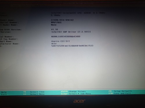 Acer aspire es1 - acer,