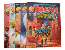 Trigan Comic Band 1 bis 5 Vintage - guter Zustand - Softcover