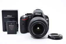 Nikon D5100 digitale 16,2-MP-Spiegelreflexkamera schwarz Kit mit Objektiv...