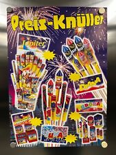 DEPYFAG Feuerwerk Poster Plakat "Preis-Knüller" 90er Rarität  (Silvester, Pyro)