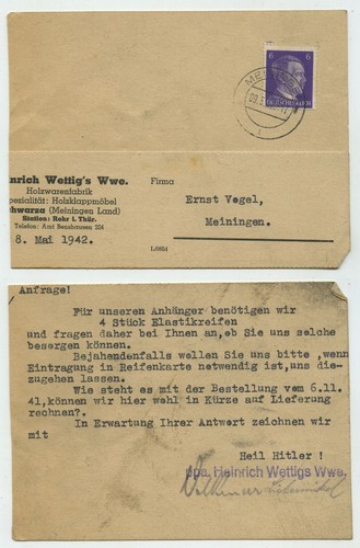 93860 postkarte heinrich - 93860,
