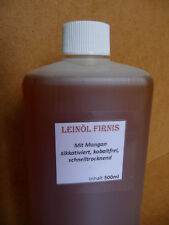 Leinöl Firnis Öl Holzöl Schutzöl Leinölfirnis Holzpflege Holz Möbel Antik 