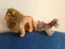 Ältere Steiff Tiere Löwe und