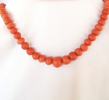 28,96 g Korallen Kette Collier