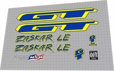 1996 GT ZASKAR LE decal set