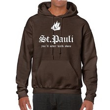St. Pauli never walk alone Kapuzenpullover Hoodie, Kapu, Trikot Ultras, Ultra