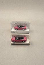 Audi A3/A4 Cabriolet-Modellauto Sammlerbörse-Limitierte Auflage-Herpa-1:87- PINK