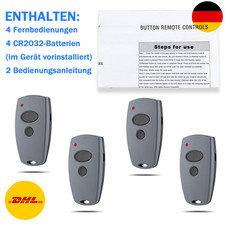 4x Garagentor Handsender for