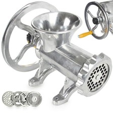 Grossag Hand Fleischwolf Meat Mincer Manuell Set Spritzgeback Wurstmaschine