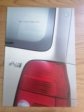 VW Lupo FSi Prospekt - 10/2000 Neuwertiger Zustand in Deutsch 