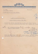 BERLIN, Rechnung 1949, Katadyn GmbH Katadyn-Pillen