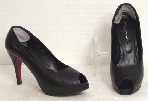 Schwarze pumps peeptoes - schwarze,