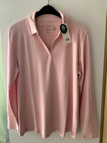 Langarm poloshirt rosa - langarm,