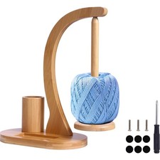 Nachhaltiger Bambus Garnhalter