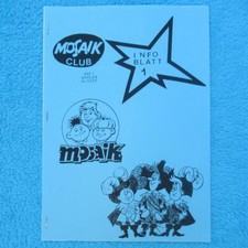 FANZINE MOSAIKER Nr 1 / 1991