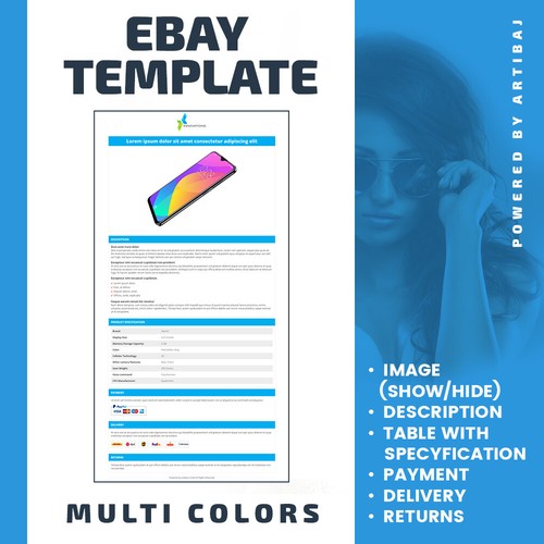 Ebay template auktion vorlage - template/auktion,