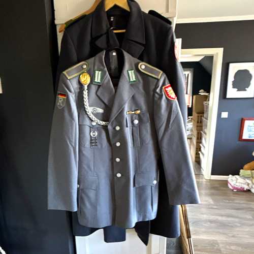 Bundeswehr dienstjacke grau - bundeswehr,