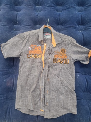 Camp david hemd - camp, kurzarm